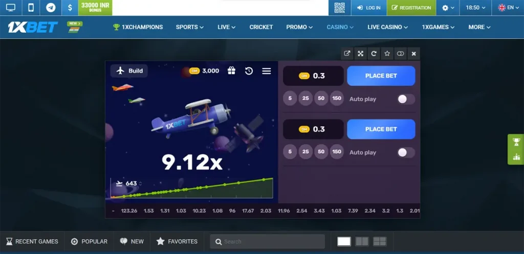 Aviatrix Demo Game on 1xBet Casino